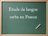 Etude de langue serbe en France